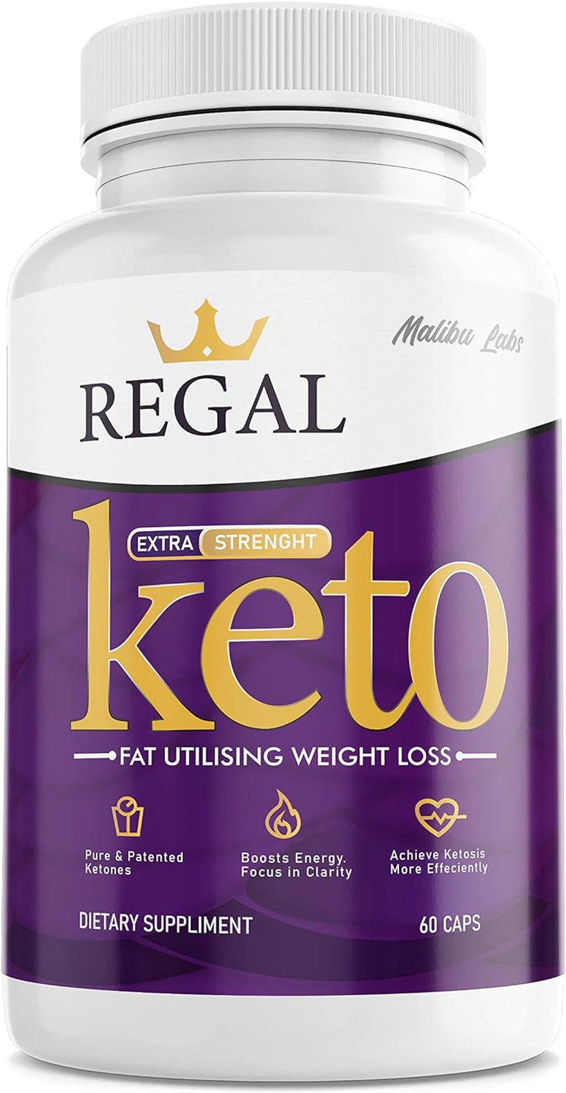 (1 Month) Regal Keto, Strong Advanced Formula 1300Mg, Made in the USA, (1 Bottle Pack), 30 Day Supply