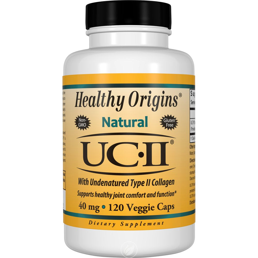 UC II 120 Veg Caps by Healthy Origins, Pack of 2