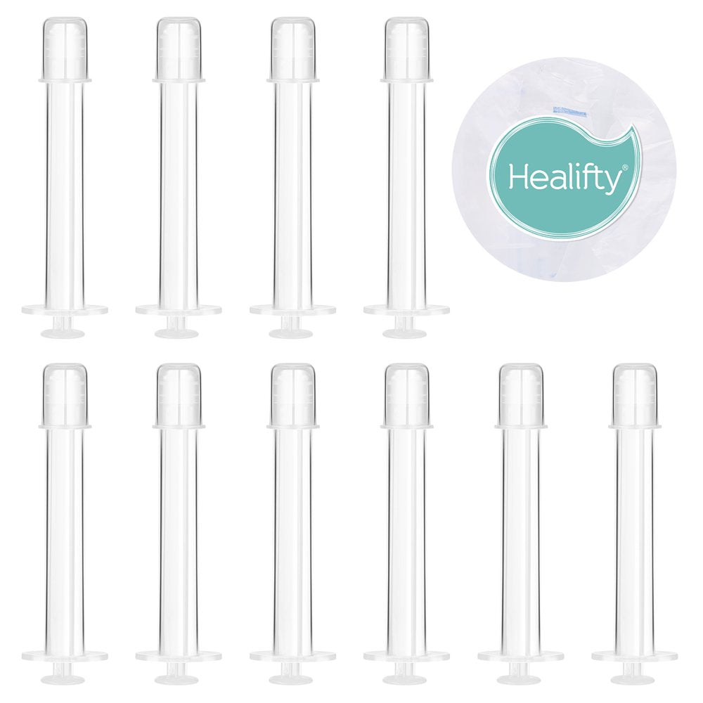 NUOLUX Healifty 10Pcs Disposable Vaginal Applicators Personal Lubricants Injector Health Care Sex Aid Tools