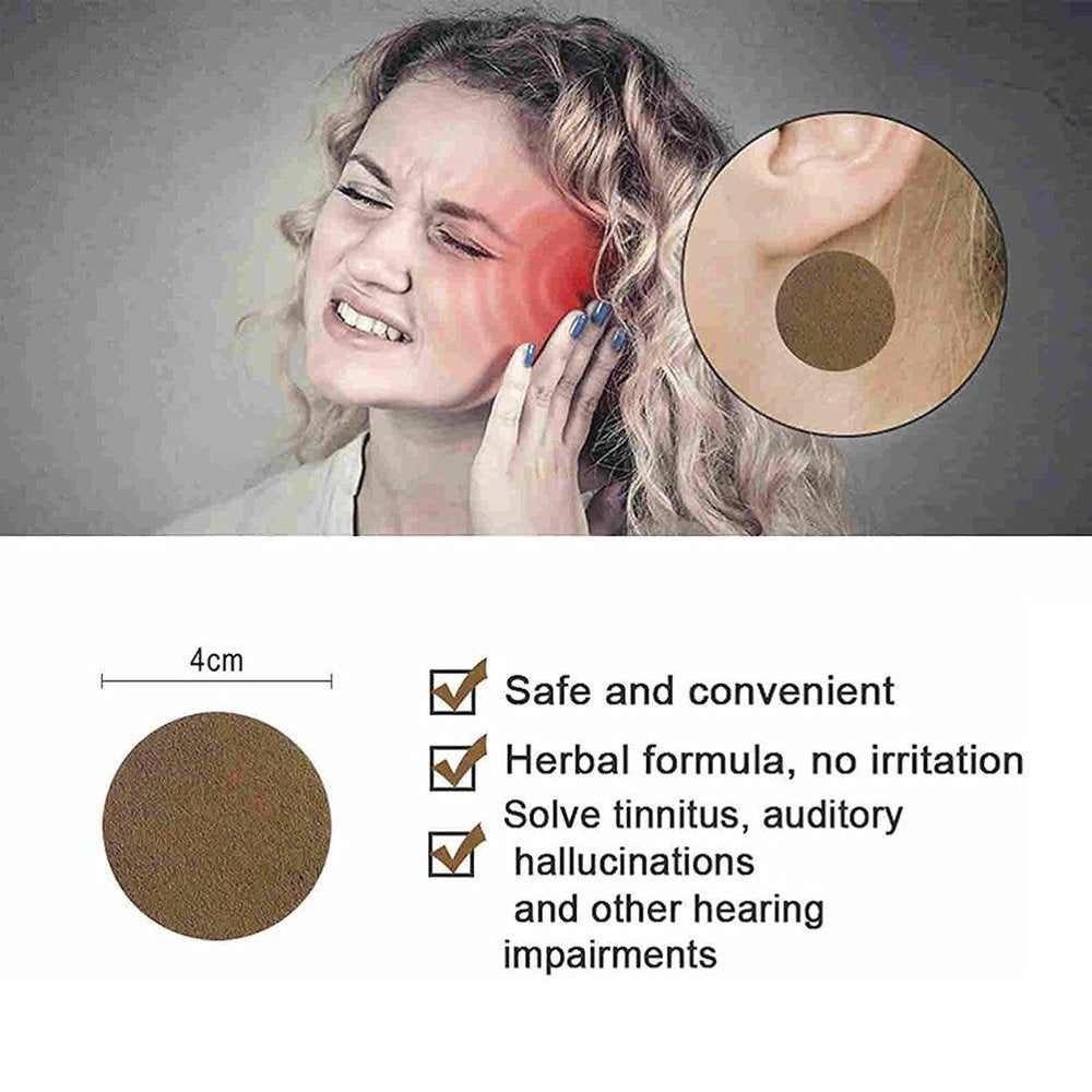 Tinnitus Patch Ear Protect Hearing Loss Sticker Natural Herbal Extract Plaster Health Care