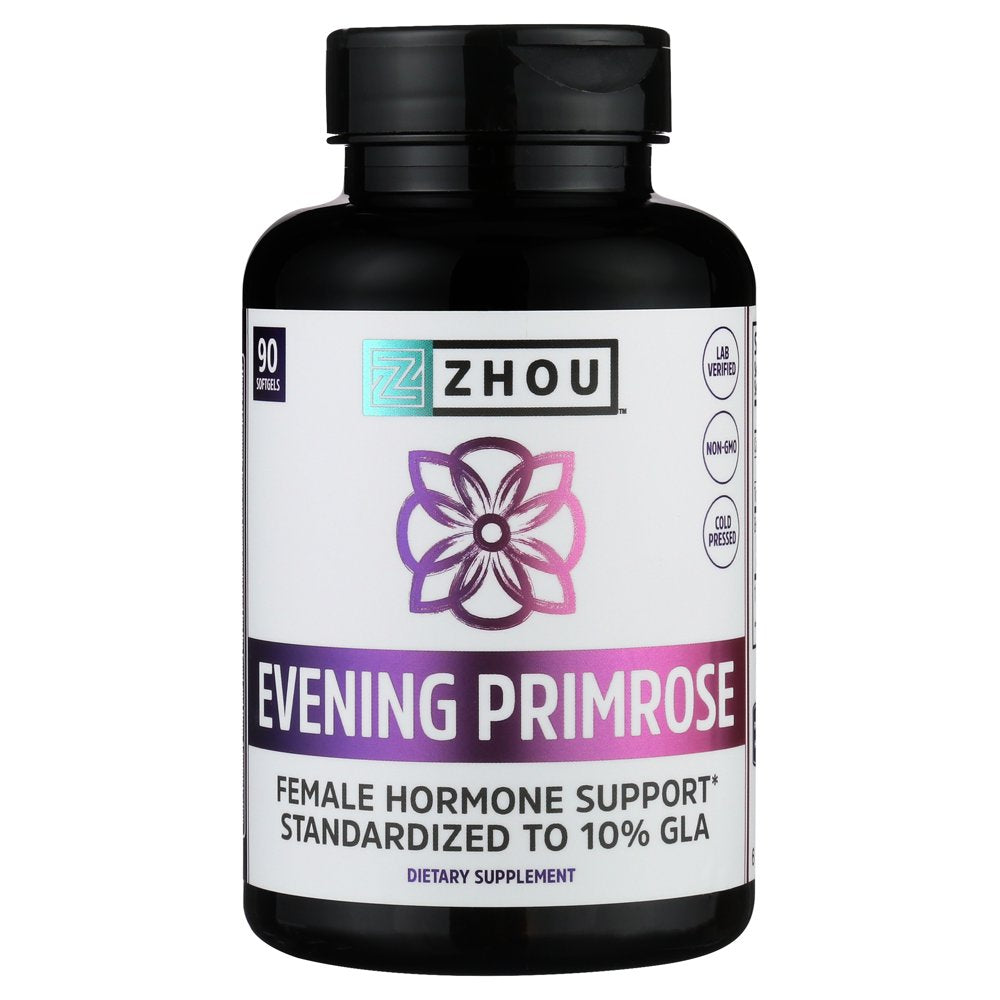 Zhou Nutrition Evening Primrose Oil Capsules, 90Ct